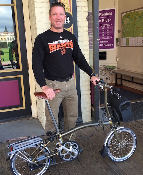Brian with Brompton