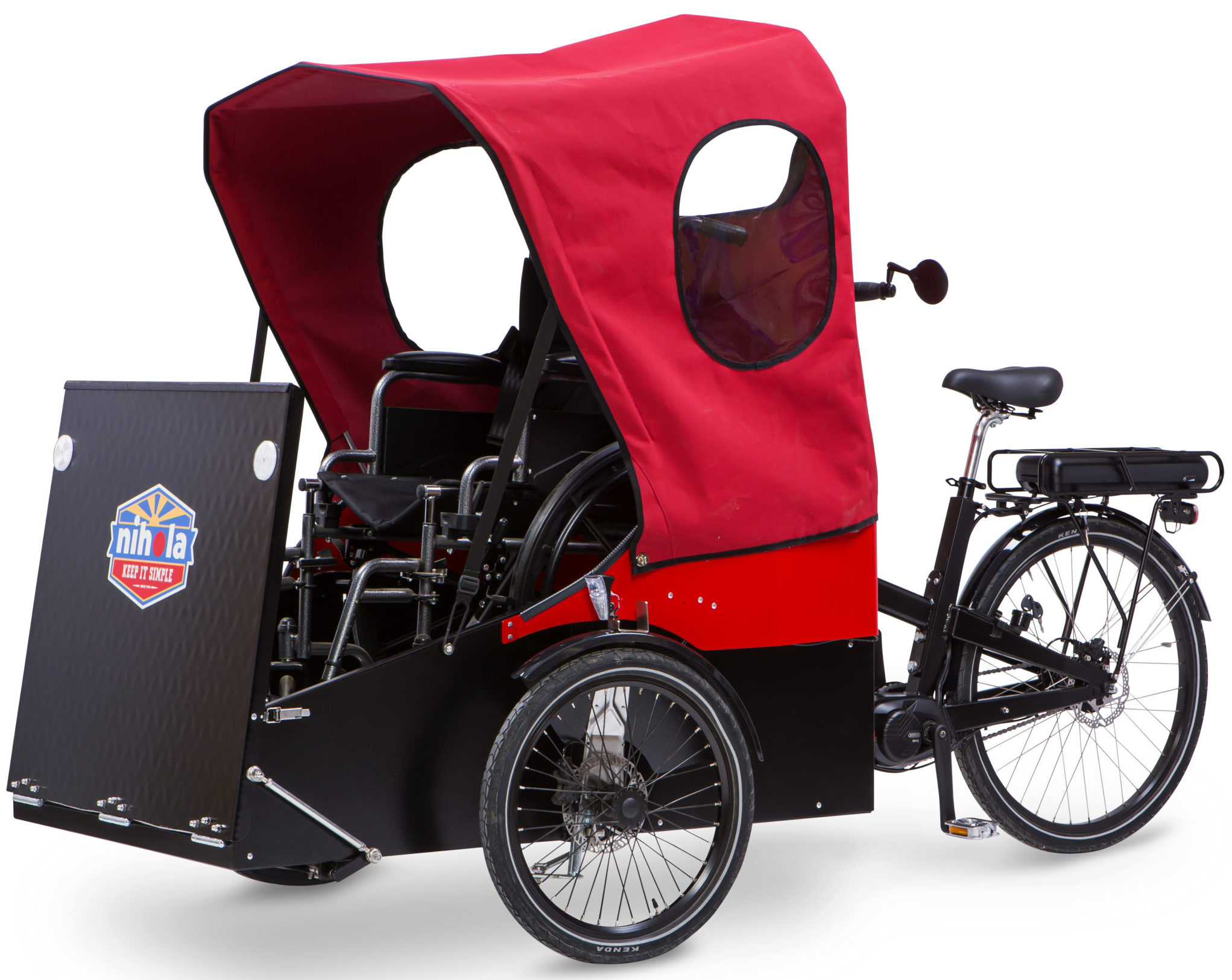 Nihola COMBO Electric Assist Taxi or Wheelchair Trike (PREORDER) - Image 4