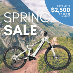 Spring sale on select electric bikes