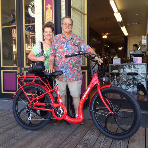 Lenny with his Boomerang Plus bike