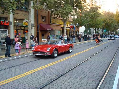 Cars on K street