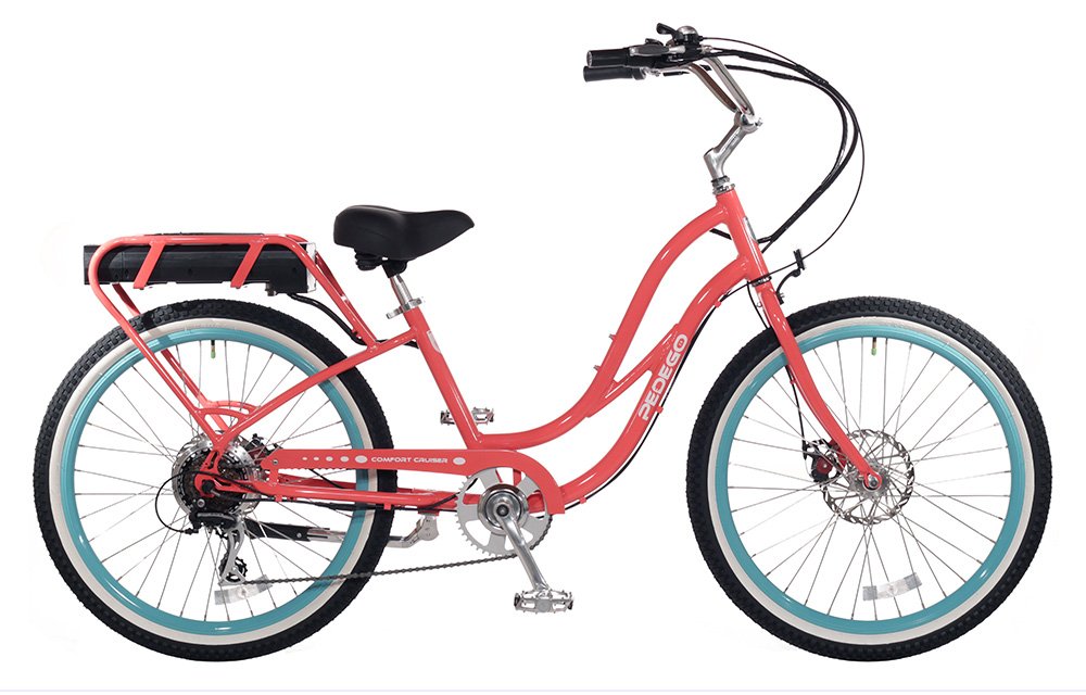 Pedego comfort cruiser step thru electric bike