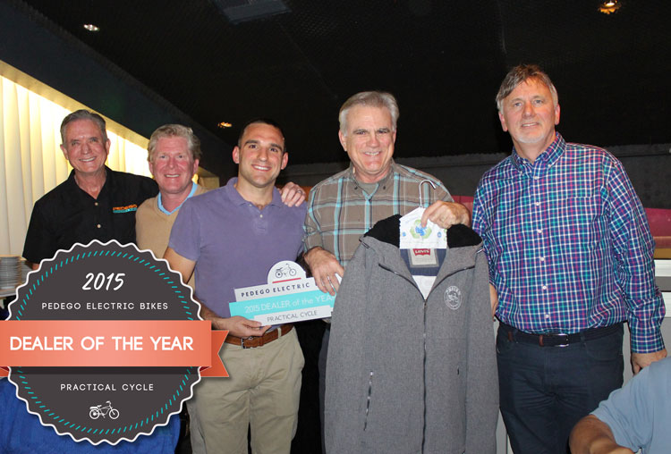 Pedego dealer of the year award