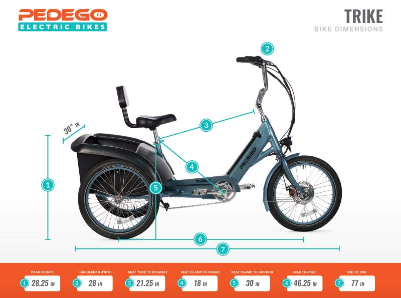 Pedego Electric Trike Dimensions
