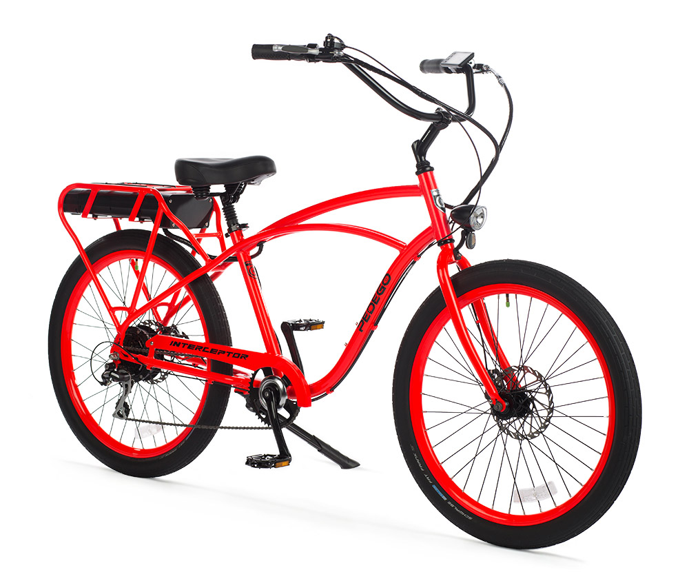 neon orange pedego interceptor